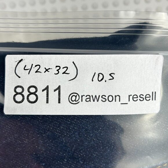 Karl Kani 90s Baggy Jeans 42x32 Gold Logo Pocket Streetwear Skate Wide Leg Denim - Picture 8 of 8